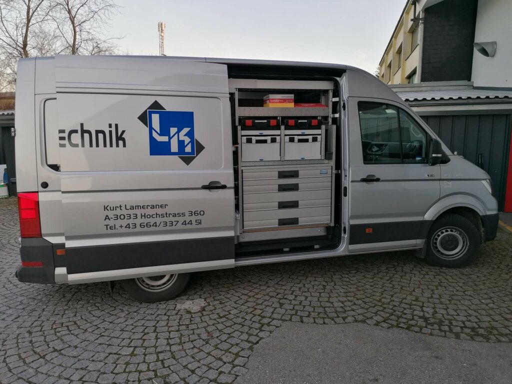 Montage und Servicewagen von LK Grossküchentechnik